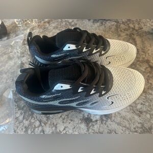 Black and White Athletic Sneakers